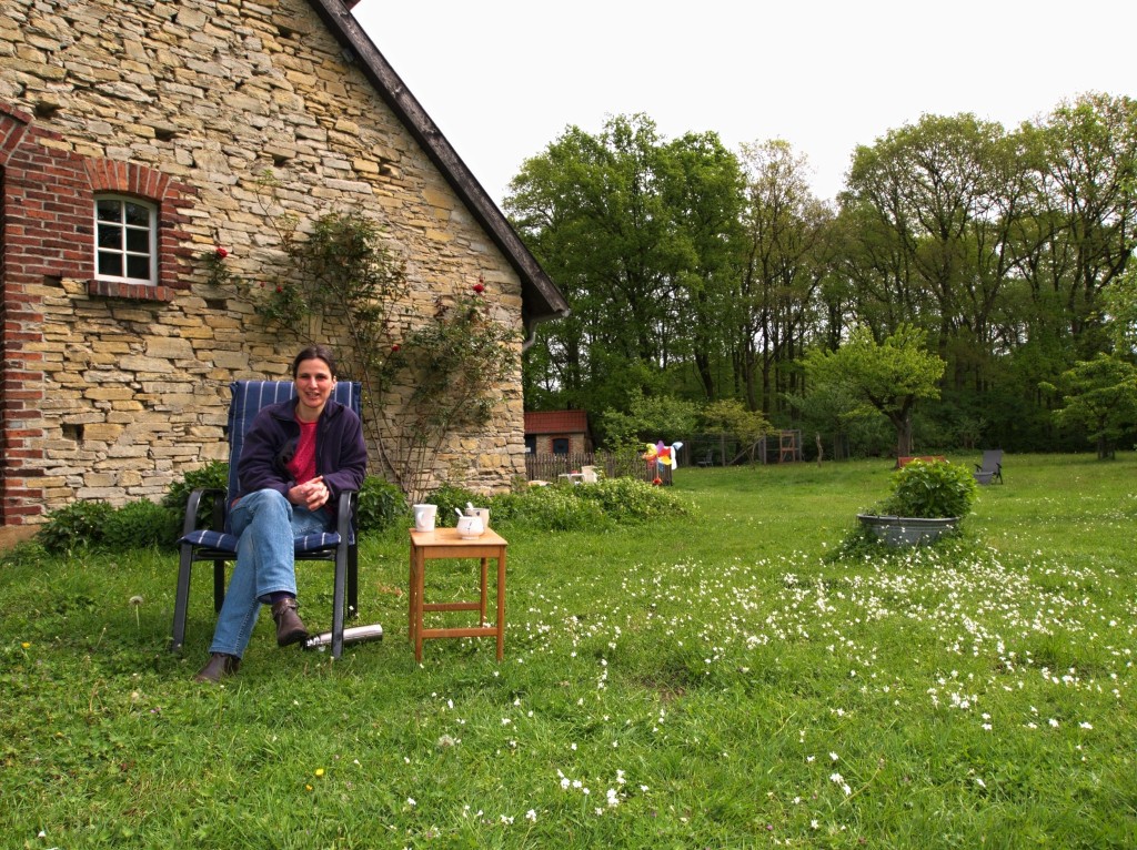 Ein Teil des Ganzen sein: Die Wersenerin Christiane Franke fühlt sich mittendrin in der Natur am wohlsten. Foto: Ulrike Havermeyer